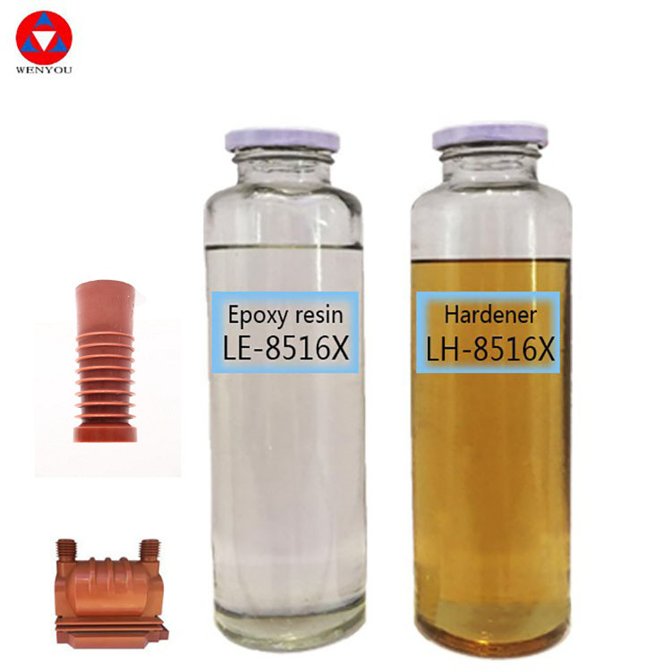 Uso incoloro transparente del claro del pegamento del AB de la resina de epoxy para CT pinta Ordor libre