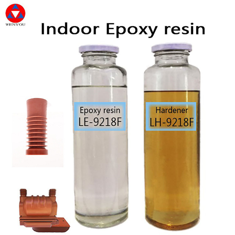 Resina de epoxy líquida transparente ignífuga para el transformador mutuo del inductor APG