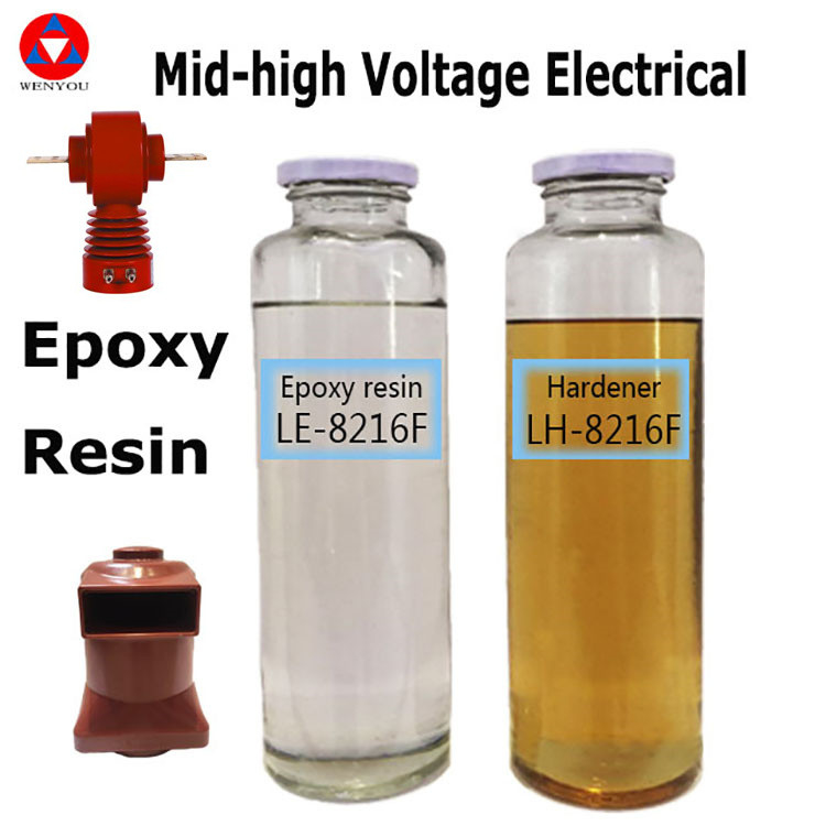 Resina de epoxy de la inyección del componente del BI del transformador del alto líquido del pegamento claro para el proceso de APG
