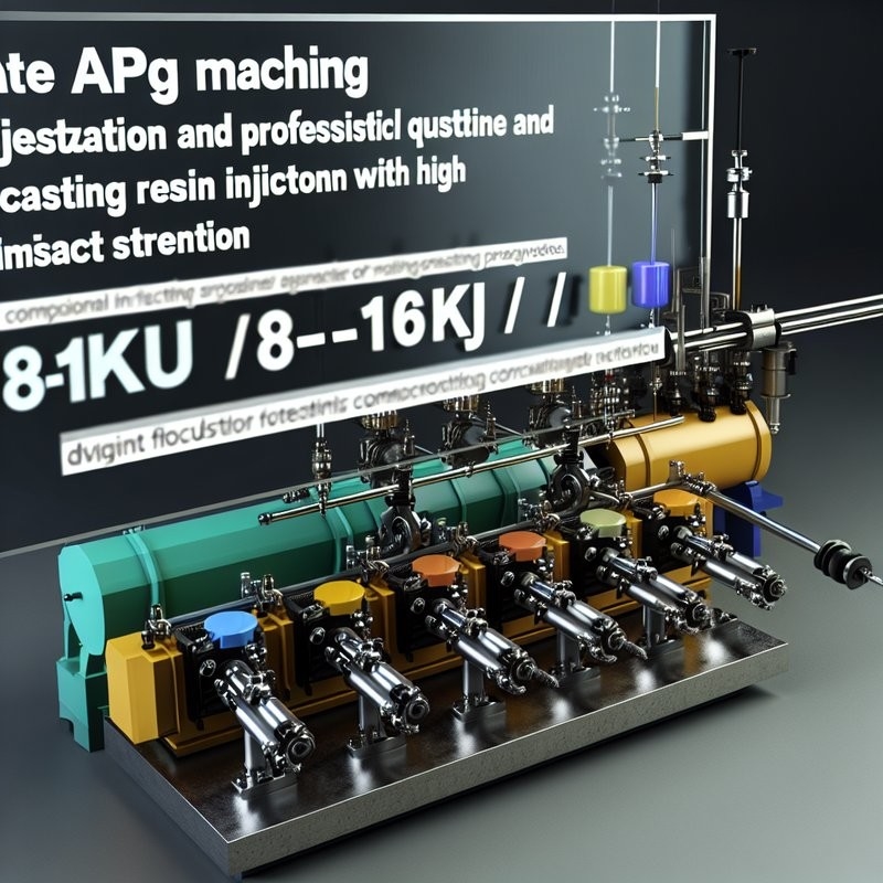 Máquina APG y sistema de inyección de resina de fundición con alta resistencia al impacto 8-16kJ / m2
