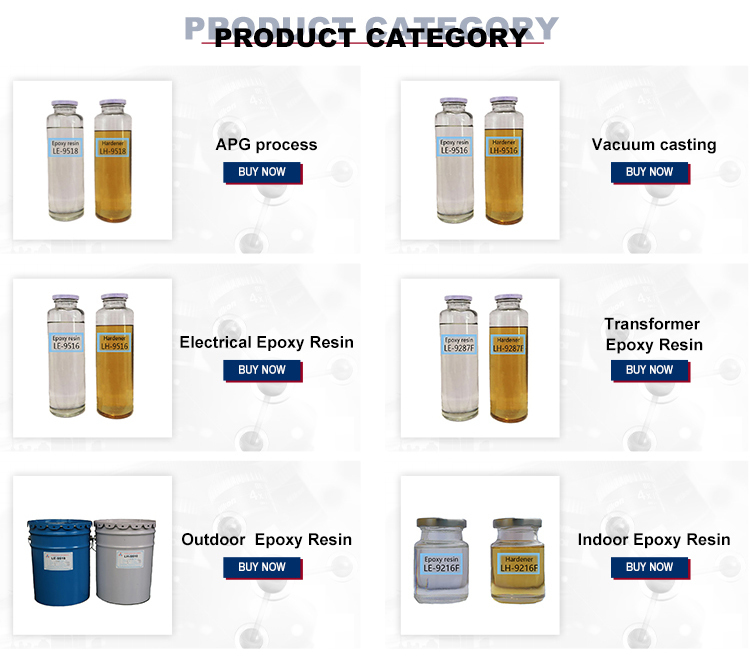 Resina epoxi de curado rápido para transformadores tipo seco LW-9425A/B