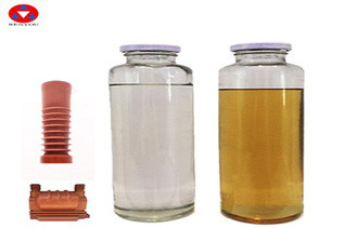 El transformador ignífugo parte la resina de epoxy transparente líquida con el endurecedor