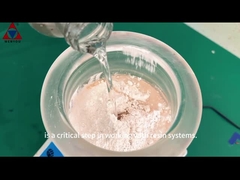 Prueba de premezcla de resina epoxi y agente curante